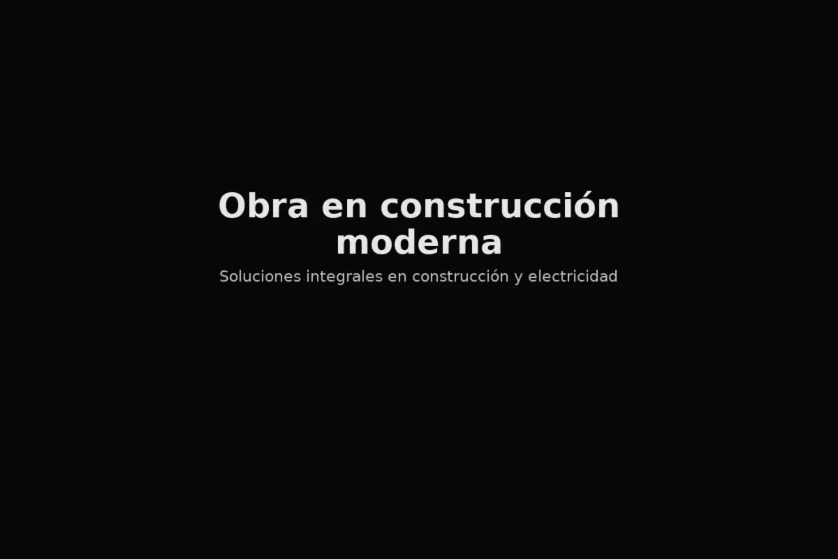 Obra en construcción RIMU
